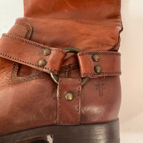 Frye Melissa Harness Riding Boots 7 - Picture 4 of 14